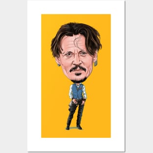 Johnny Caricature Posters and Art